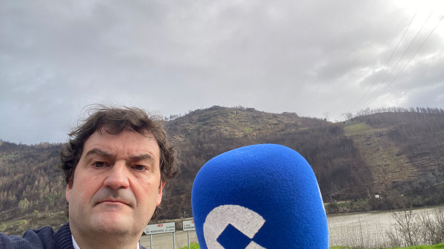 Juan Maceiras en la parroquia de Seadur (Larouco, Ourense)