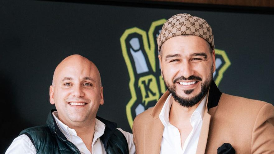 Javi Rozada en su presentación en Chipre