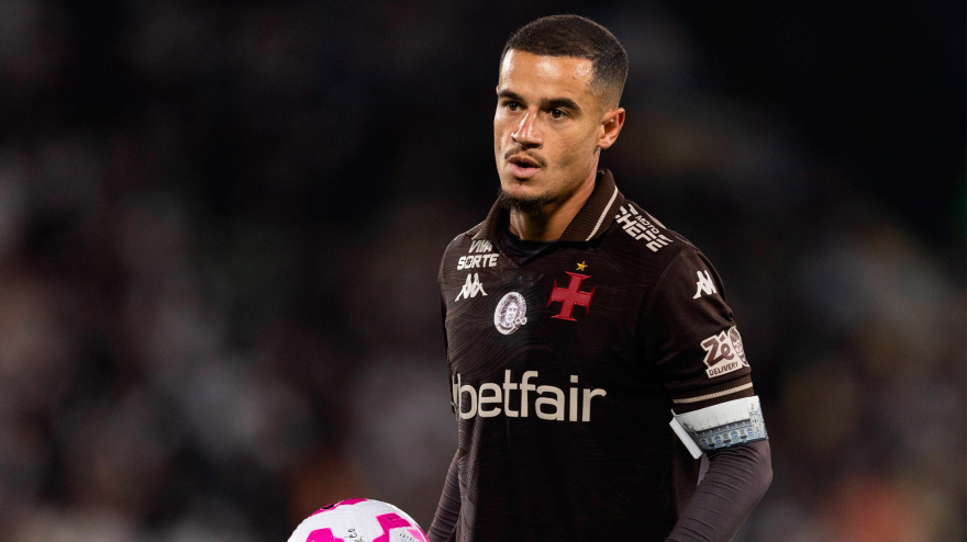 Philippe Coutinho, durante un partido con el Vasco da Gama