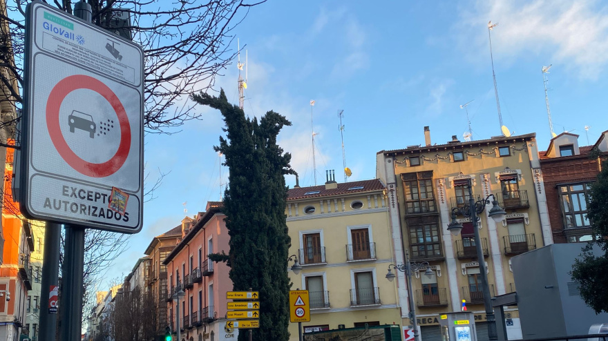 Zona de Bajas Emisiones en Plaza España, Valladolid