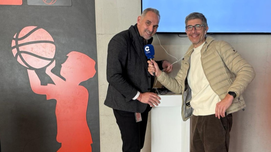 Víctor Luengo, junto a Fermín Rodríguez durante la entrevista en Mediodía COPE Más Valencia
