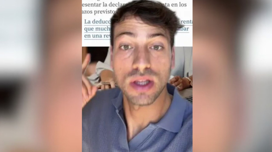 El abogado Andrés Millán en su último video de TikTok