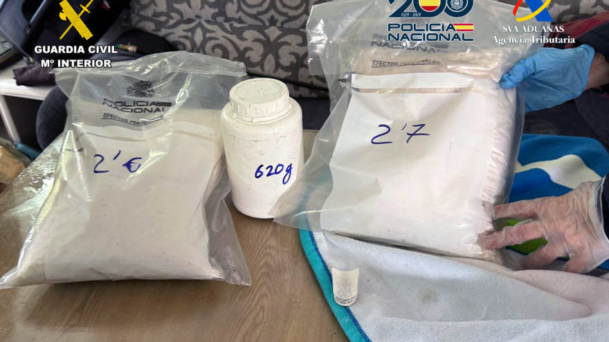 Droga incautada en Molina