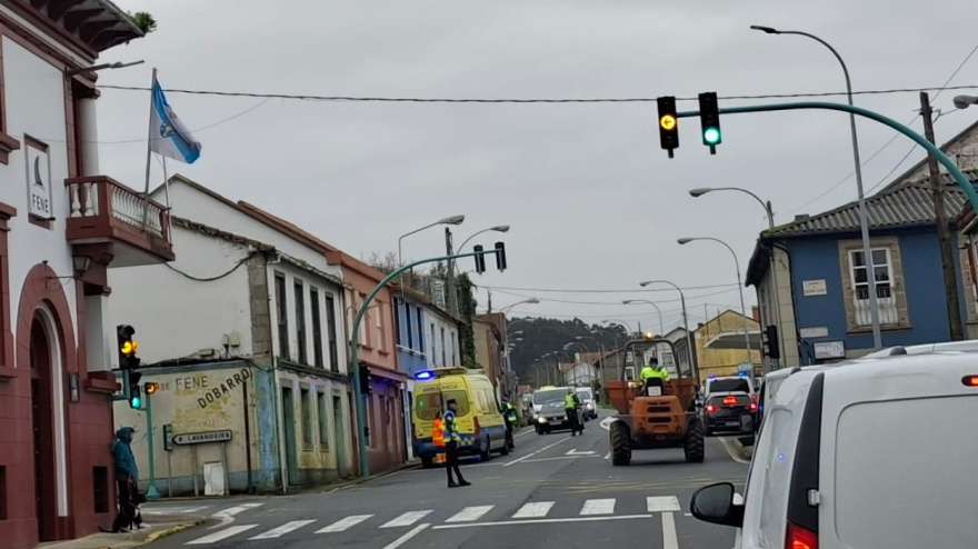 Lugar en donde se produjo la colisión