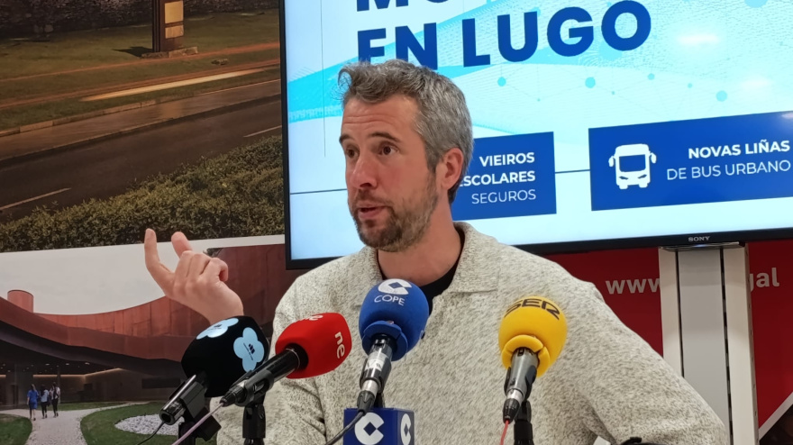 Rubén Arroxo, presentou as liñas mestras da “nova mobilidade en Lugo”