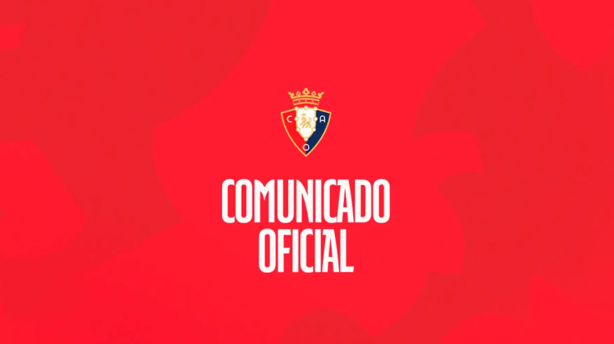 Comunicado oficial de Osasuna
