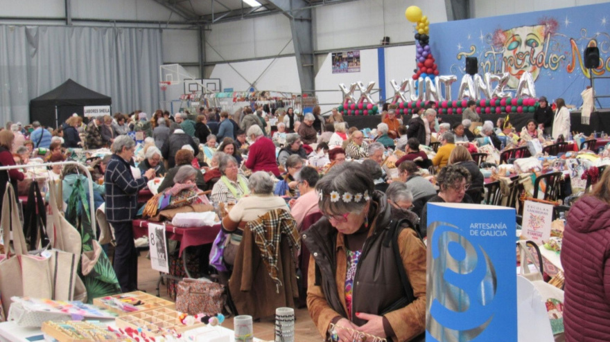 La Xuntanza de Palilleiras tuvo lugar en el pabellón Ale de Paz de Neda