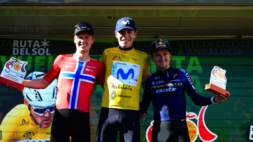 Podio de la Vuelta a Andalucía