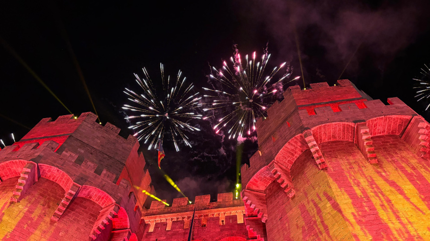 castillo con torres serrano
