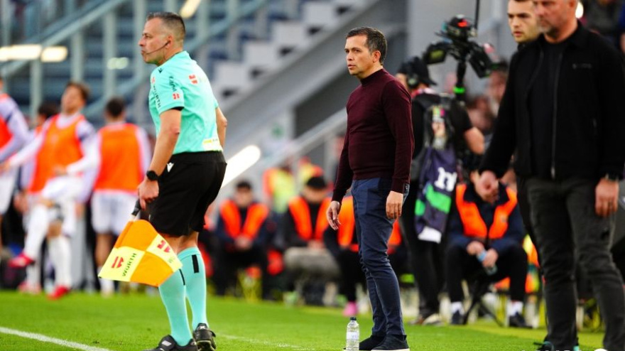 Castro, en el partido del domingo en el Camp Nou