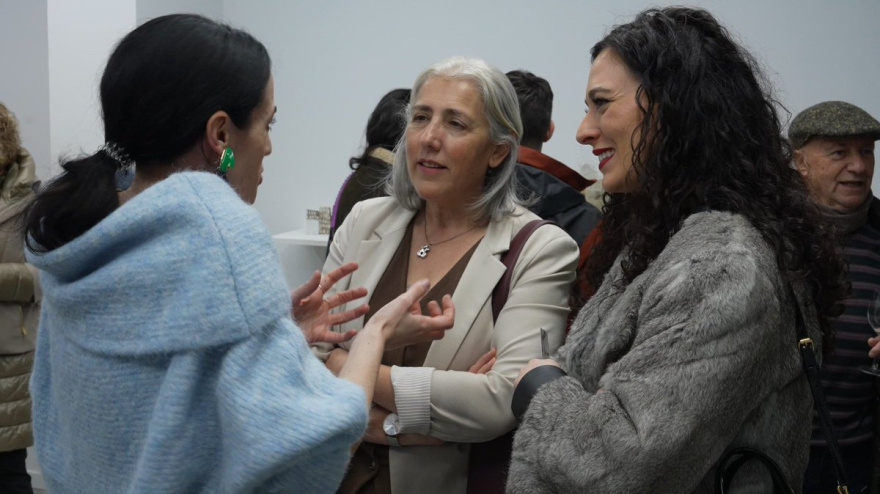 Marisol Morandeira (en el centro), en un acto de la Diputación de Lugo