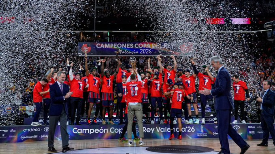 El Baskonia, campeón de la Copa del Rey de baloncesto