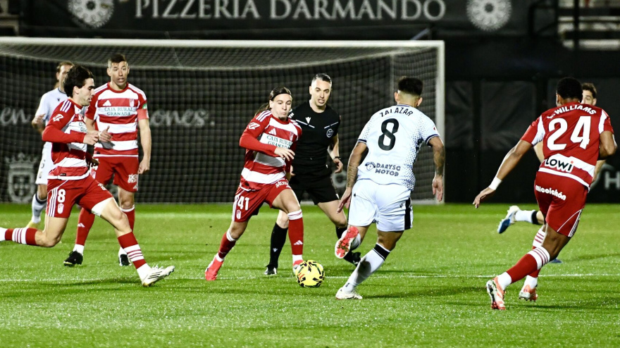 Imagen del partido que disputó el Granada en Ceuta