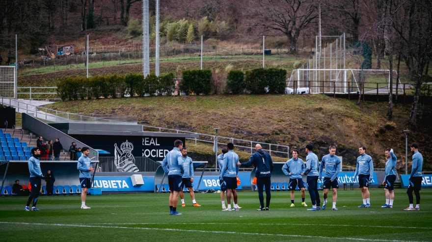 Sesión de trabajo en Zubieta