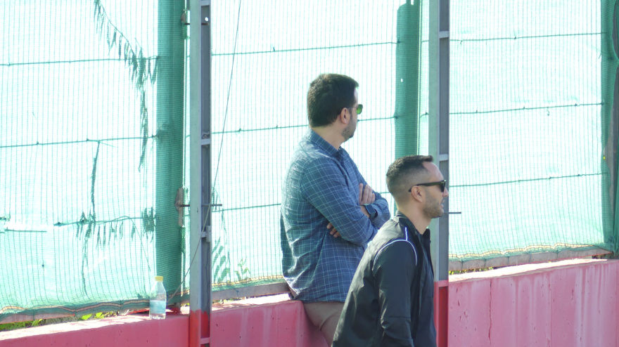 Pablo Ortells en un entrenamiento