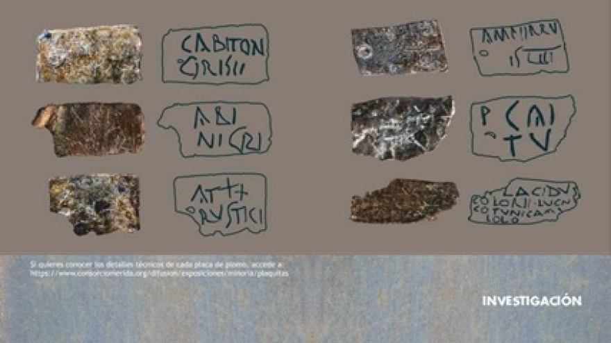 Las 'etiquetas' de la Mérida romana que desvelan un sofisticado comercio textil