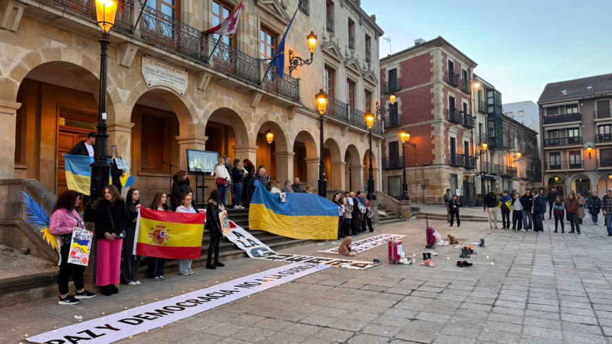 La comunidad ucraniana en Soria pide que no se olvide que la guerra continúa cuatro años después
