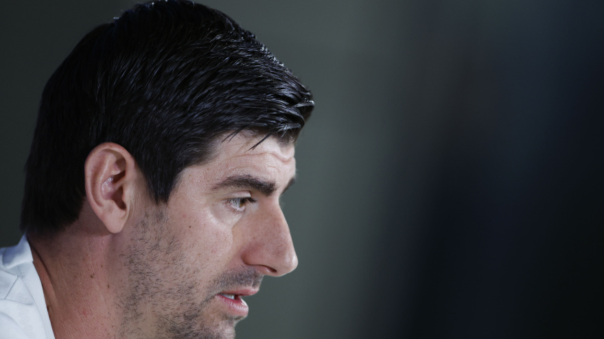 El portero del Real Madrid, Thibaut Courtois
