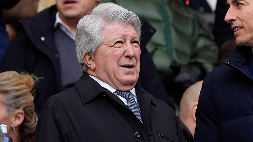 Enrique Cerezo, presidente del Atlético de Madrid