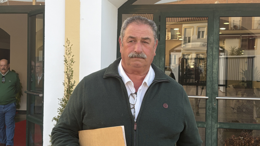 Isidro Hurtado, presidente de la Comunidad de Regantes