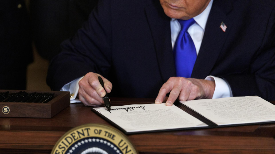 El presidente de Estados Unidos, Donald Trump