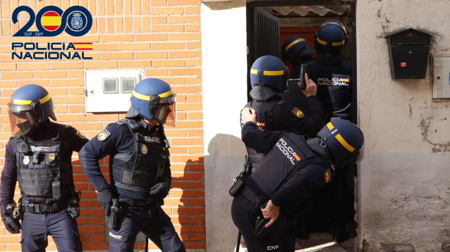 Intervención policial en Salamanca