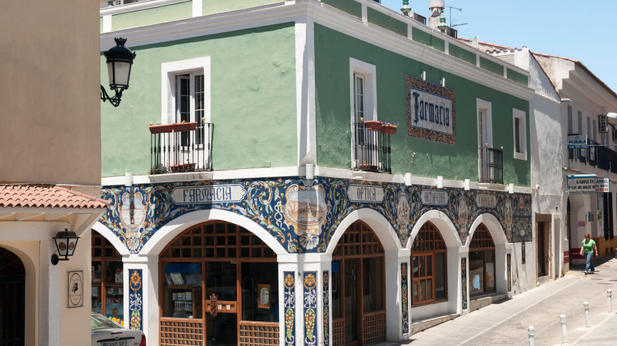 La farmacia Buzo, en Zafra (Badajoz)