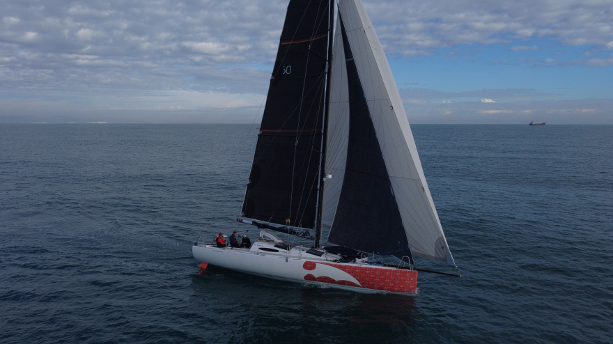 Una imagen de una expedición de Juan Merediz en alta mar