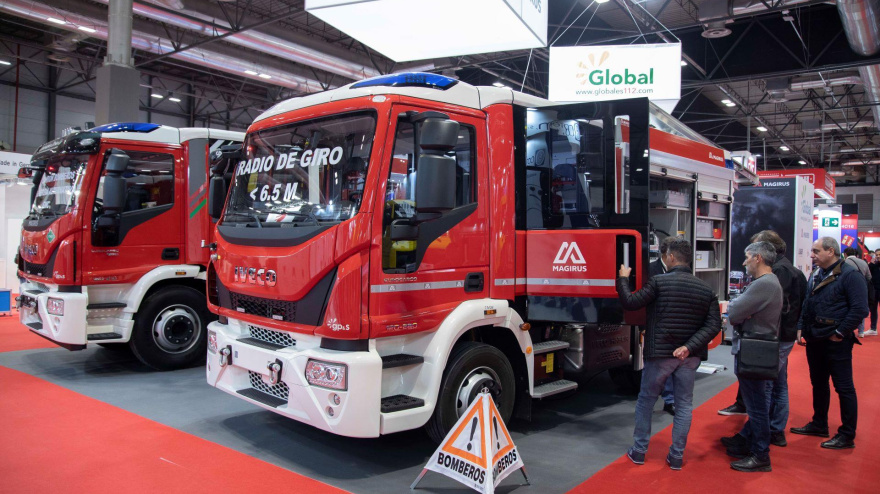 Uno de los espacios expositivos de SICUR en Madrid