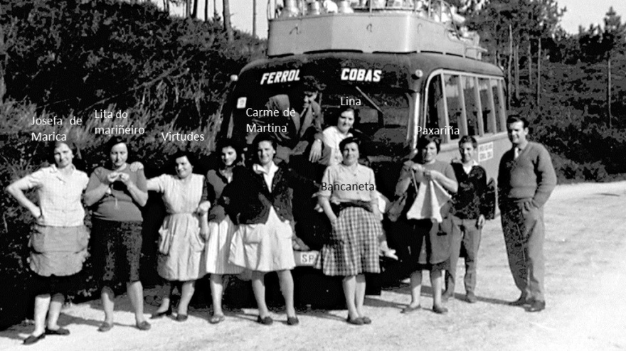 Una de las fotos que puede verse en la exposición de Ferrol