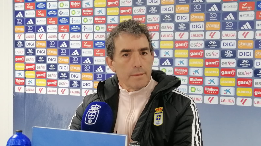 Guillermo Almada, en la sala de prensa de El Requexón