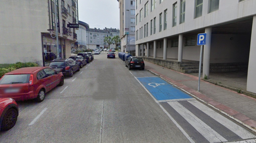 Foto de archivo de la calle 25 de Julio en Narón