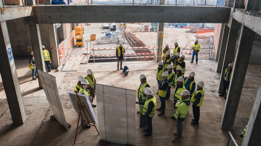 Obras del nuevo Laboratorio Regional en La Grajera