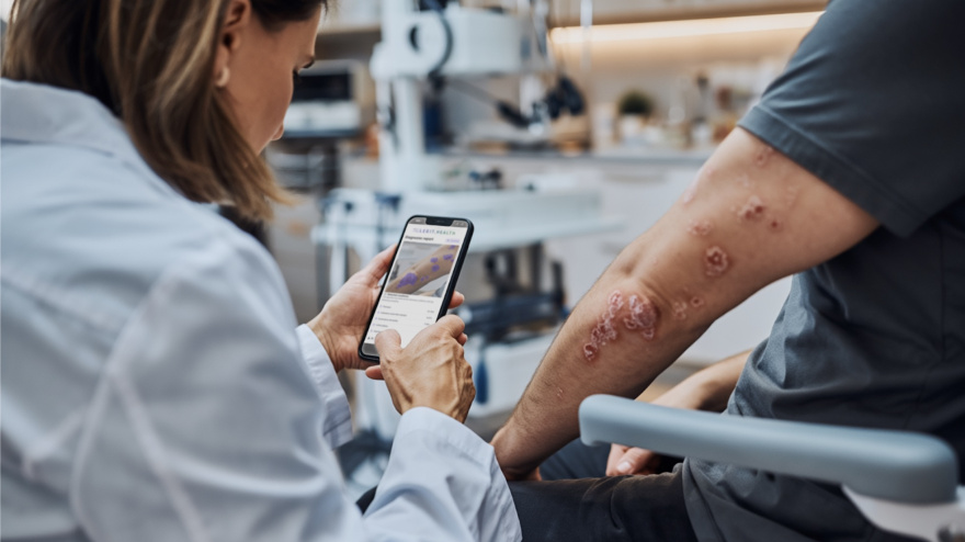 El uso de Legit.Health es muy sencillo: basta con una imagen para analizar la lesión en la piel