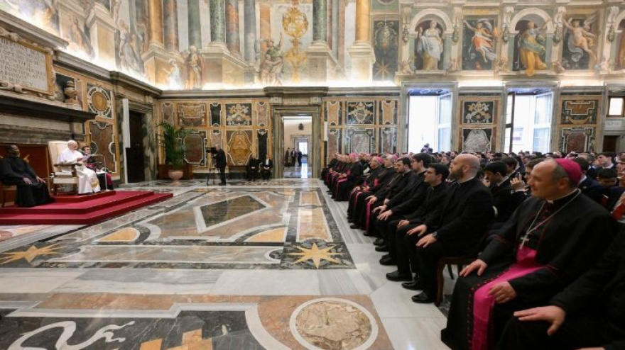Audiencia papal seminaristas españoles