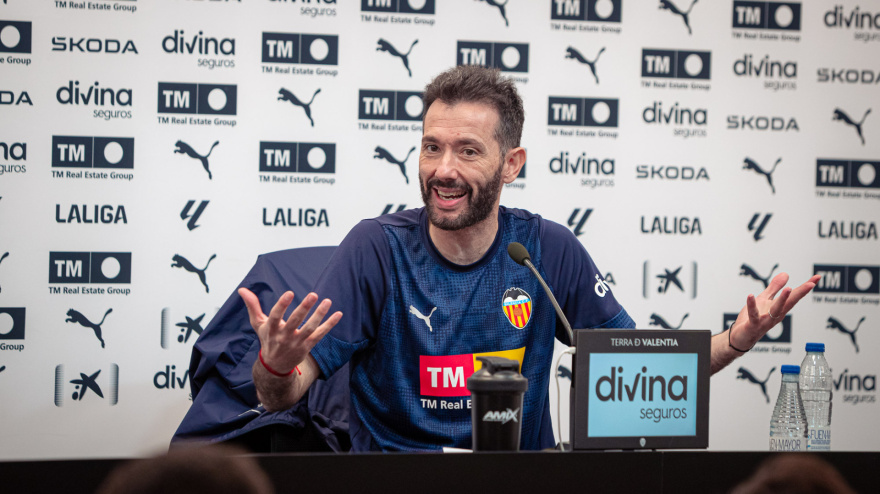 Corberán en la previa de Osasuna