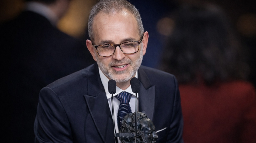 José María Fernández de Vega con su Goya