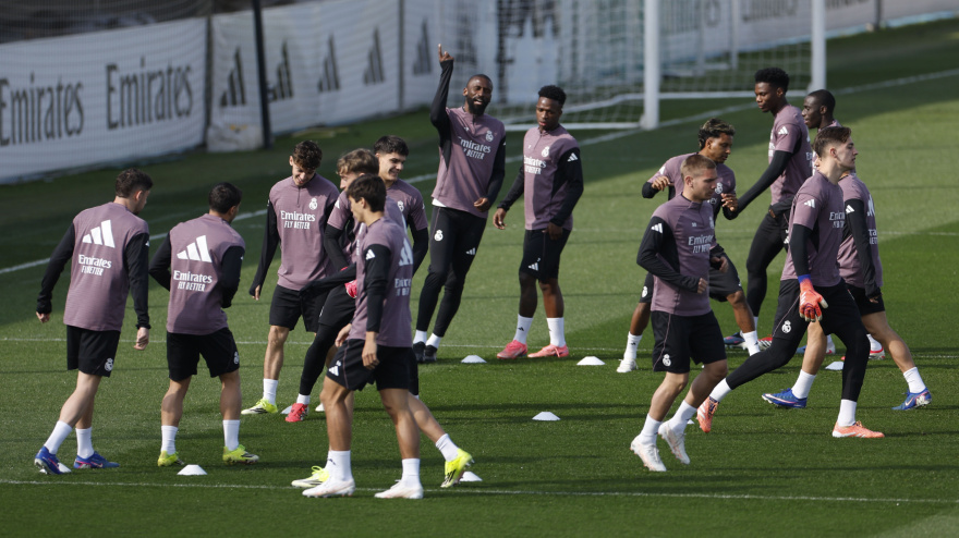 Entrenamiento del Real Madrid