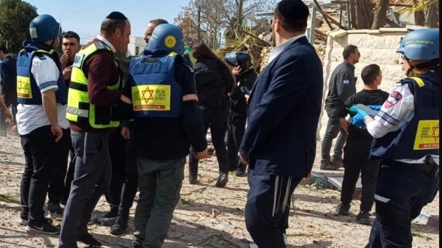 Impacto de un misil iraní en Beit Semesh (Israel) a 1 de marzo de 2026