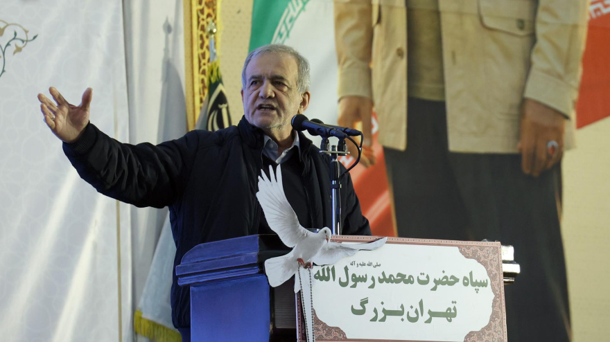 El presidente iraní, Masud Pezeshkian