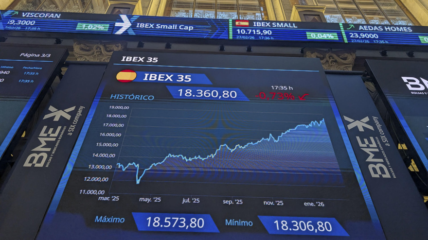 La bolsa española en imagen de archivo