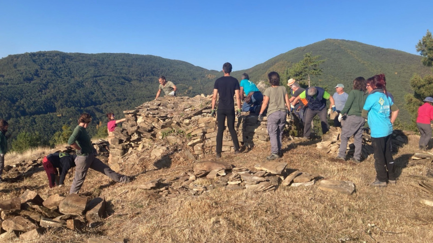 Los alumnos han realizado diferentes trabajos en varios puntos de la comarca
