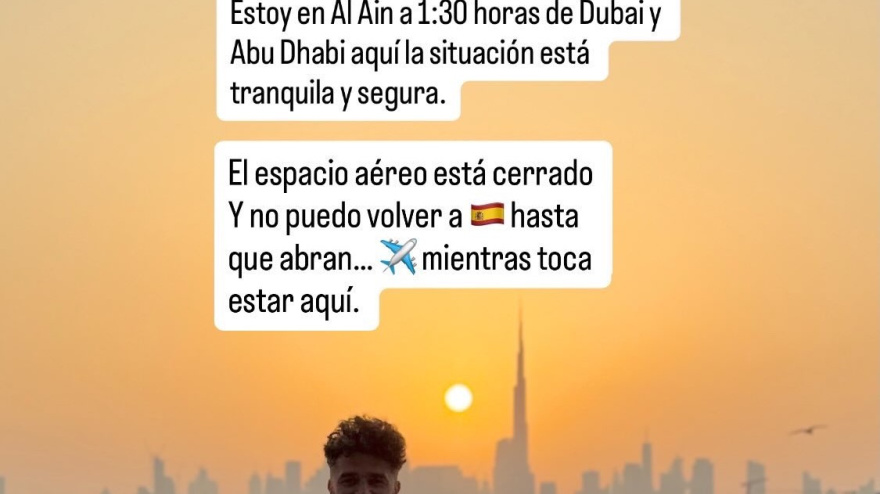 Javi Rosa, mensaje en redes