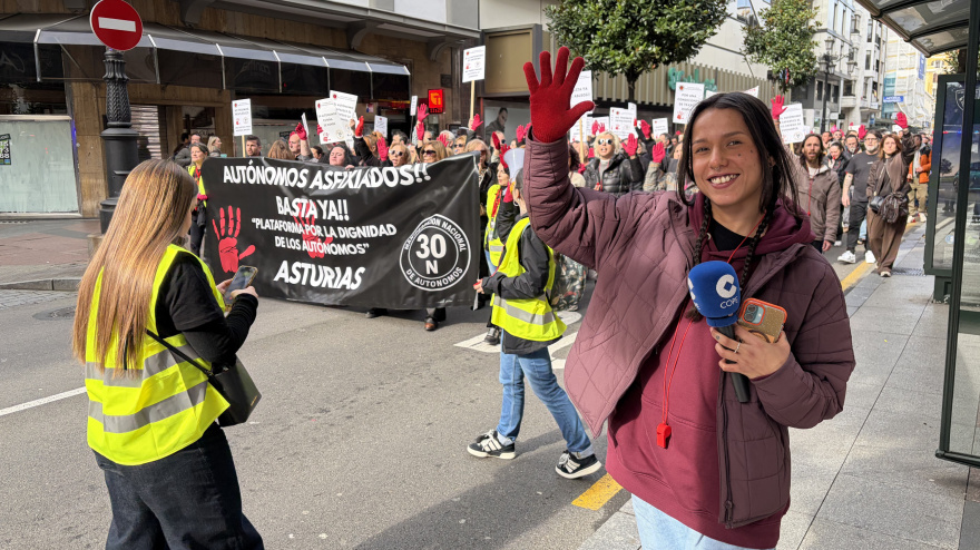 Natalia, autónoma en Avilés