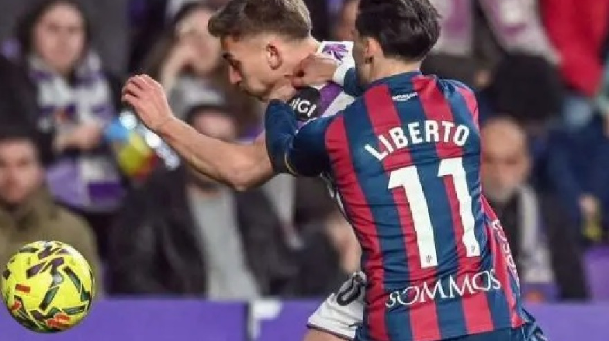 Imagen del partido del sábado