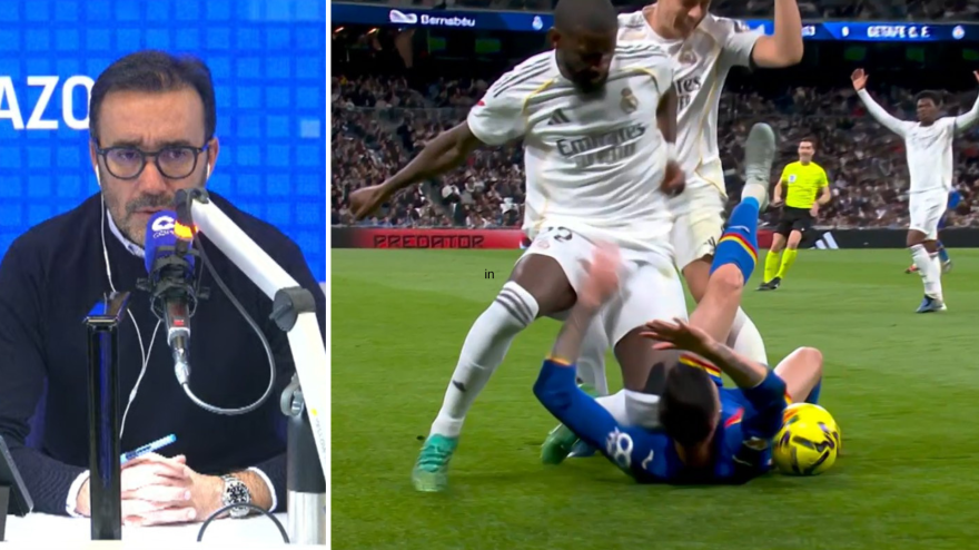 Juanma Castaño y la acción de Rüdiger sobre Diego Rico