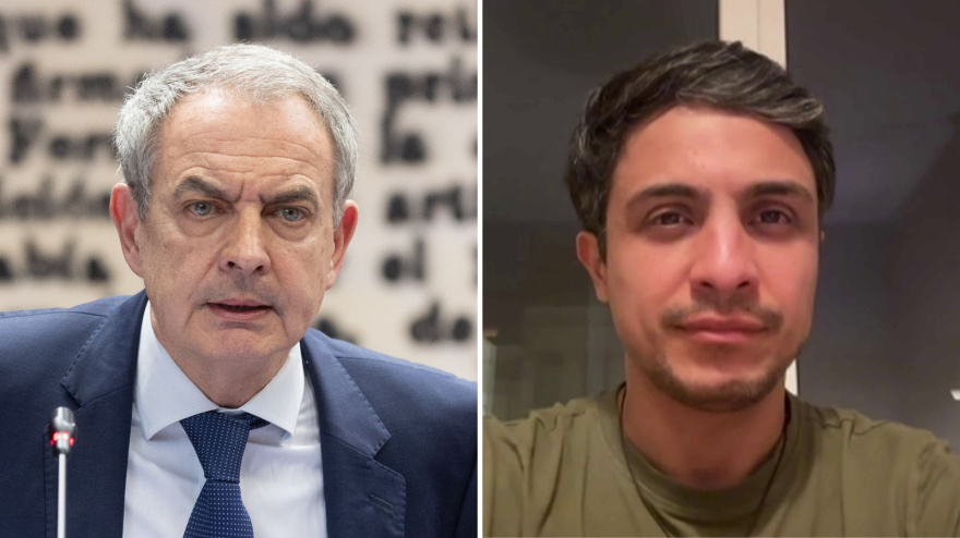 Lorent Saleh desvela el papel de Zapatero en Venezuela: "Es un operador político de su amiga Delcy Rodríguez"