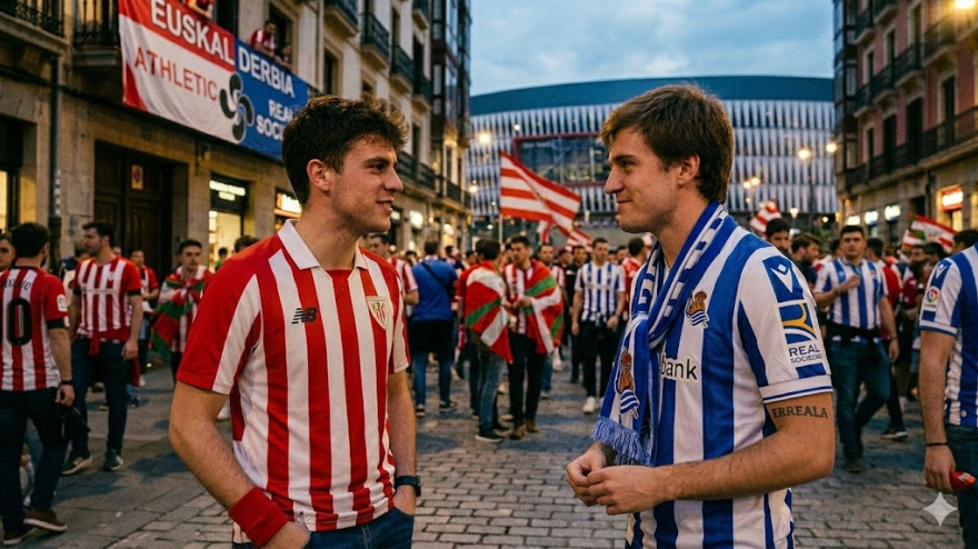 Derbi vasco afición