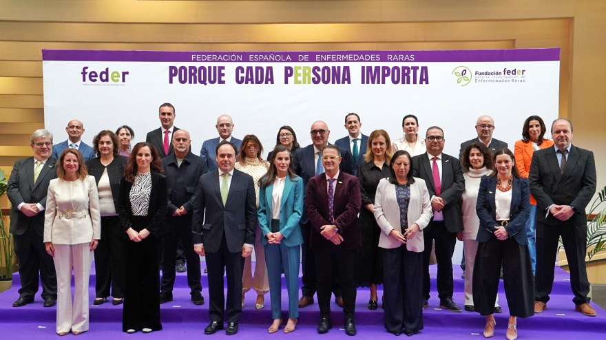 La Reina Letizia preside en Castellón el congreso nacional de Enfermedades Raras