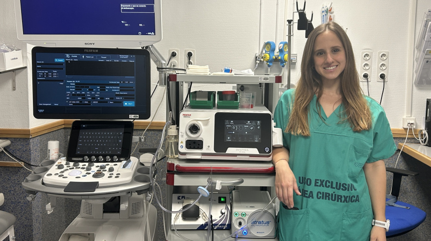 Lidia González Peñas es Woman in endoscopy